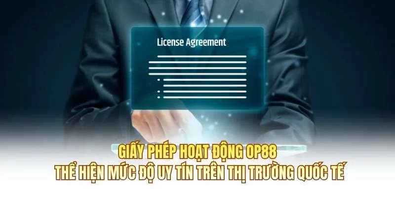Giấy phép hoạt động OP88